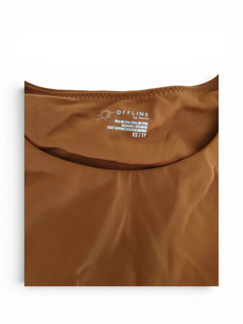 🆕 OFFLINE By Aerie Real Me XTRA High Neck Longline Sports Bra Women's XS - Picture 5 of 15